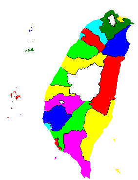 IMAGE MAP : Map of R.O.C. on Taiwan