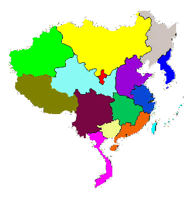 Map of the Eastern Federation